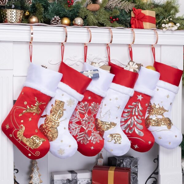 Christmas Stockings Sequins - 图片 2