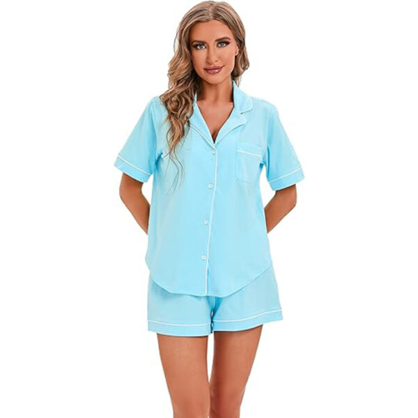 100% Cotton Pajamas 2 Piece - 图片 2