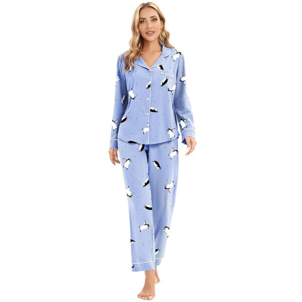 Women's Pajamas Set Cotton Two-piece - 图片 2