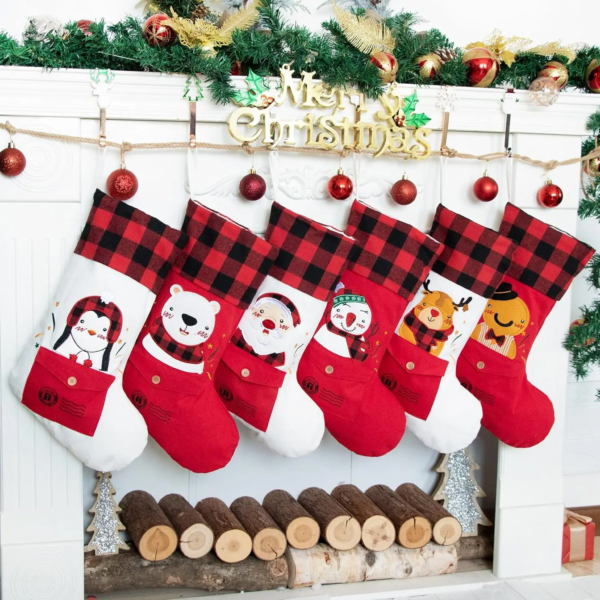 Christmas Stockings Buffalo Red Plaid