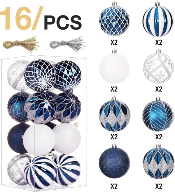 Christmas Ball Ornaments 16PCS - 图片 2