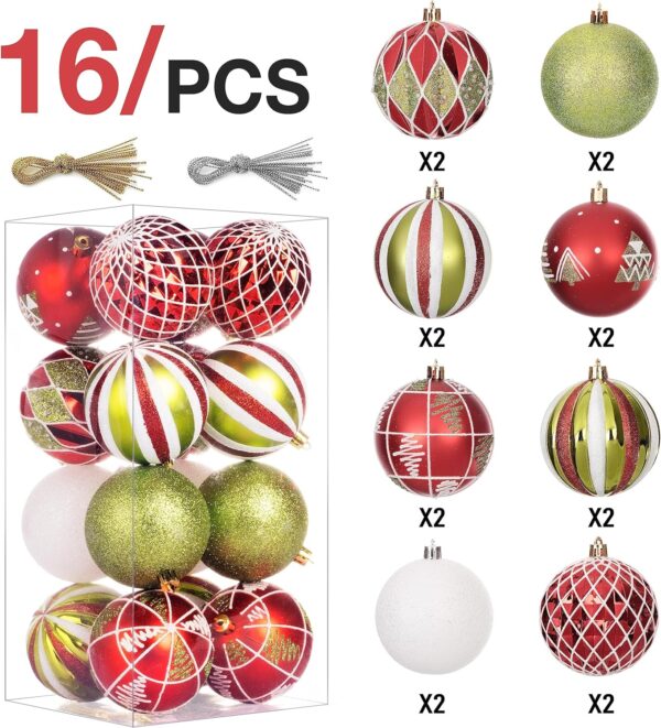 Christmas Balls 16PCS - 图片 2