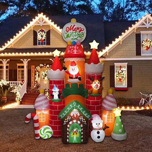 Candy Castle Christmas Inflatable - 图片 3