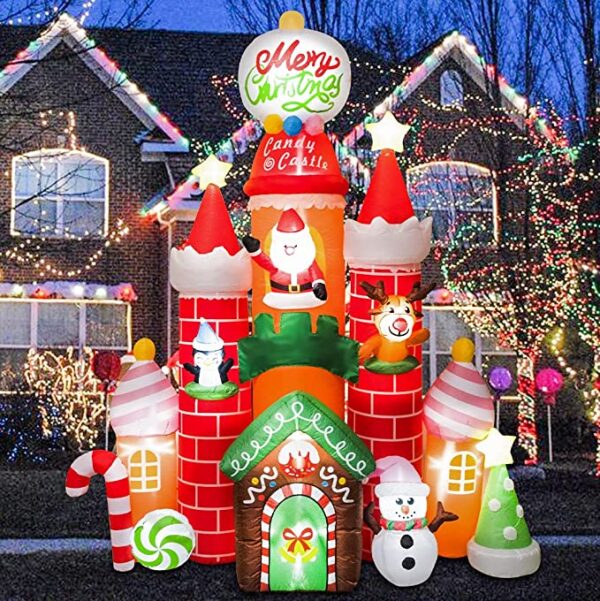 Candy Castle Christmas Inflatable