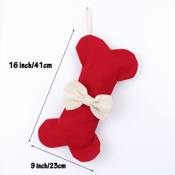 Dog Bone Christmas Stocking - 图片 7