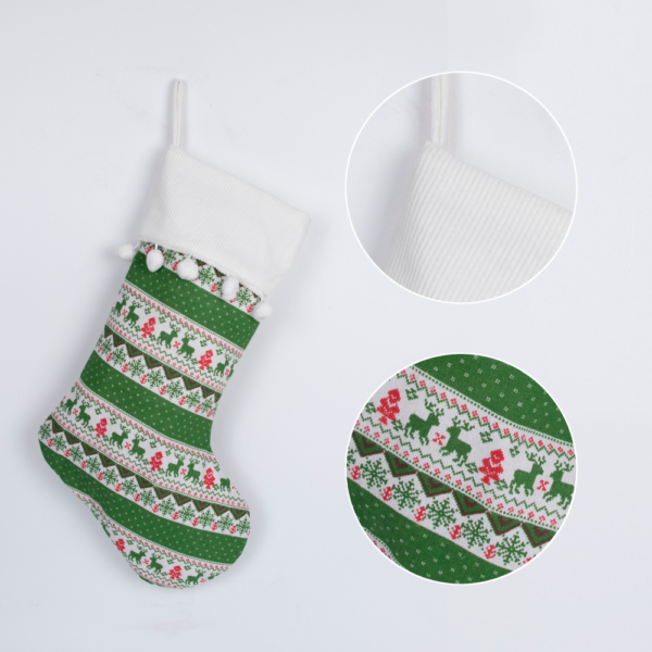 Bohemia Style Christmas Stocking - 图片 2