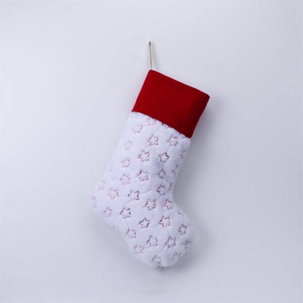 Plush Sequins Christmas Stocking - 图片 4