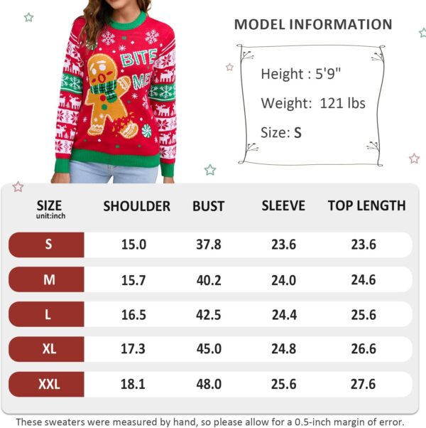 Ugly Christmas Sweaters Bite Me - 图片 5