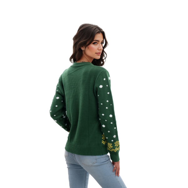 Green Crocodile Ugly Christmas Sweaters - 图片 3