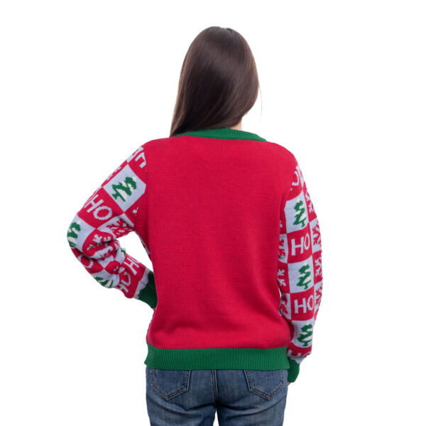 Pink Small Tree Ugly Christmas Sweaters - 图片 4