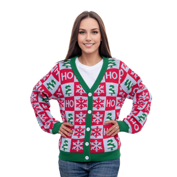 Pink Small Tree Ugly Christmas Sweaters - 图片 2