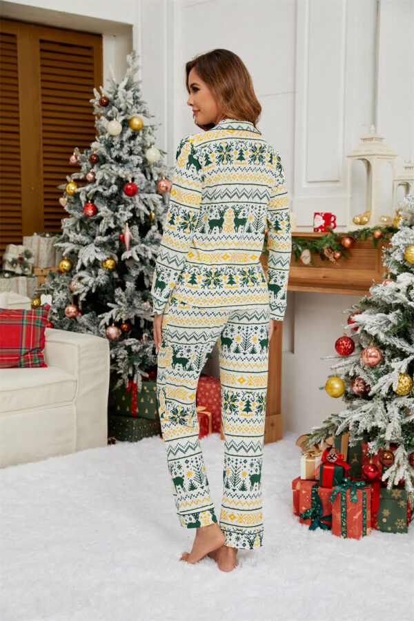 Green Classic Christmas Pajamas - 图片 2