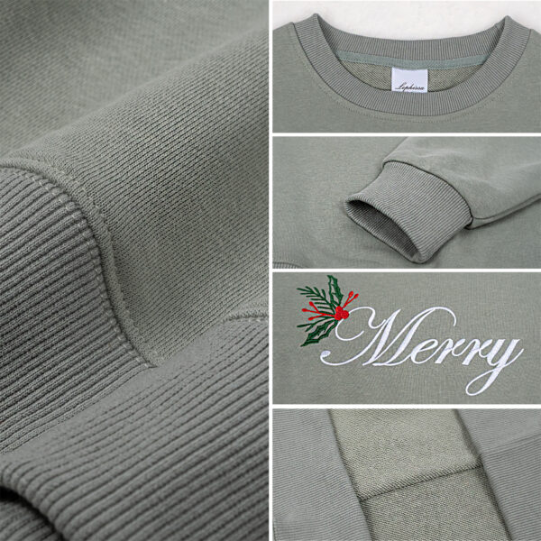 Merry Green Christmas Sweatshirt - 图片 4