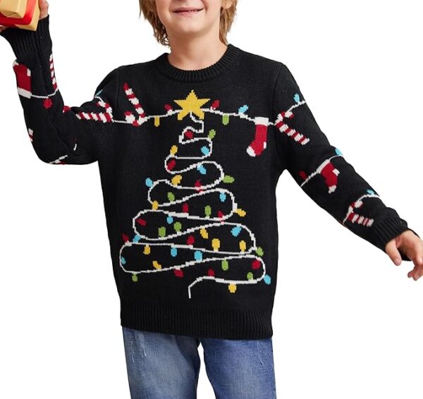 W051 Kids Christmas Sweater