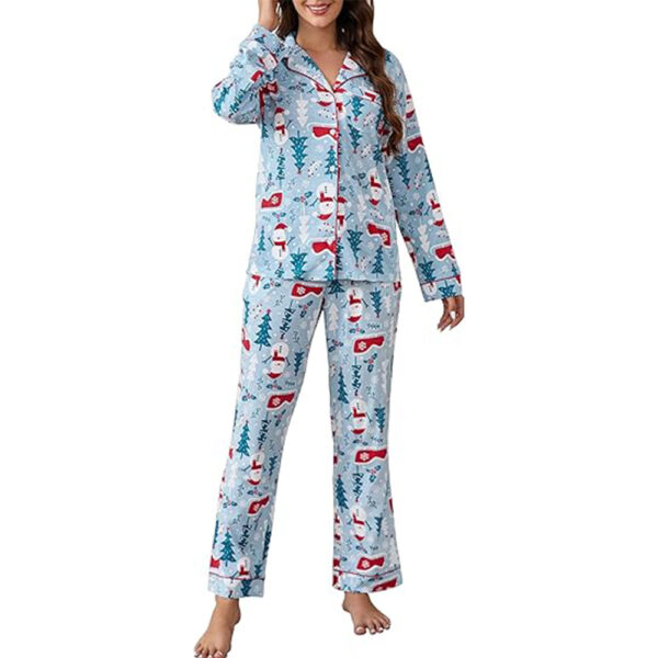 W035 Snowman Christmas Pajamas